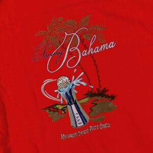 Tommy Bahama Golf Measure Twice Putt Once Embroidered Hawaiian Camp Shirt Large